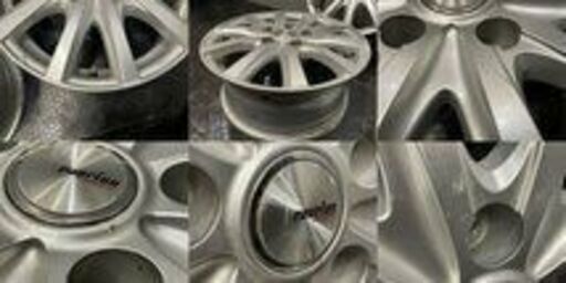 Weds ravrion RS01 ウェッズ ラブリオン 社外ホイール 15インチ 4本 6J5HPCD114.3+43 セレナ等　(VHV513) クレジットカード QRコード決済可能
