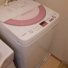 SHARP 洗濯機（6kg）ES-GE6A ピンク 2016年製