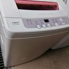 【配達無料】全自動洗濯機　6.0kg  AQUA  AQW-KS...