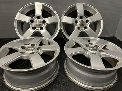 STYLE PRASINO プラシノ 社外ホイール 15インチ 4本 6J5HPCD114.3+45 アイシス ヴォクシー ノア等　(VHV521) クレジットカード QRコード決済可能