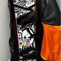 【お譲り先決まりました】【美品】スノーボード①板135cm、ビンディング、ケース