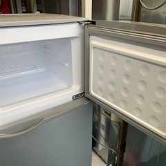 【リサイクルサービス八光　田上店　安心の1か月保証　配達・設置OK】SHARP　冷蔵庫 118L(幅48cm) 右開き ライトシルバー SJ-HA12D-S