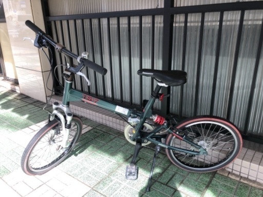 折り畳み自転車 BS TRANSIT TS-7 グリーン