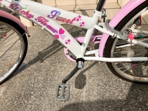 【9/22までに手渡し限定】24インチ 女の子 自転車 中古美品