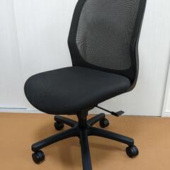 プラス オフィスチェア Fita メッシュ 肘なし 黒フレーム