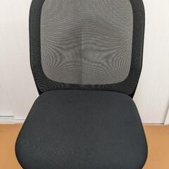 プラス オフィスチェア Fita メッシュ 肘なし 黒フレーム