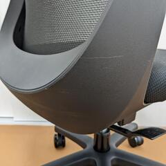 プラス オフィスチェア Fita メッシュ 肘なし 黒フレーム