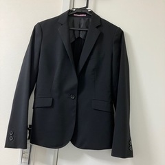 極美品 9号 黒 スーツ スカート