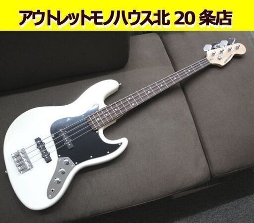 セルダー エレキベース ジャズベースタイプ 白 ソフトケース付 4弦 弦楽器 ベース SELDER JAZZ BASE 札幌市 北20条店
