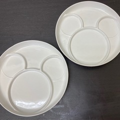 【中古品】三郷陶器 Disney ランチプレート ミッキー 2枚...