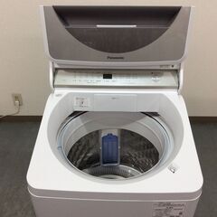 （10/26受渡済）YJT5297【Panasonic/パナソニック 8.0㎏洗濯機】極美品 2019年製 NA-FA80H7 家電 洗濯 簡易乾燥付