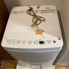 家電　洗濯機4.5kg（2020）