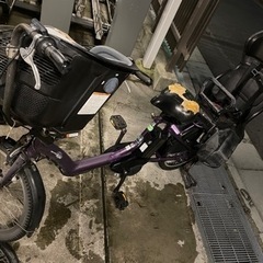 【ネット決済】YAMAHA PAS KISS 電動アシスト付自転車　紫
