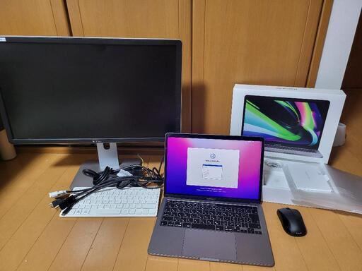 本日引き取ってくださる方限定　M1MacBookPRO256gbモデル　フルHDモニター　キーボードマウスつき