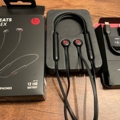 値下げ【美品】Beats Flex(ワイヤレスイヤフォン購入品一式)