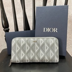 美品 Dior ディオール ロングジップウォレット 長財布