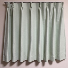 幅100×丈90 ミントグリーンの一級遮光カーテン