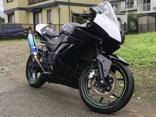 【OH済み】カワサキ　ニンジャ250　NINJYA　忍者　書類有り　競技車両　カスタム多数　JBK-EX250K EX250KE レーシングバイク　車体