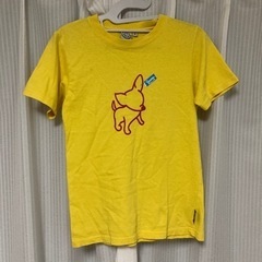 Tシャツ　鮮やかな黄色にチワワたんプリント