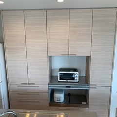 ハウスメーカーオリジナルアイランドキッチン　パックキャビネット