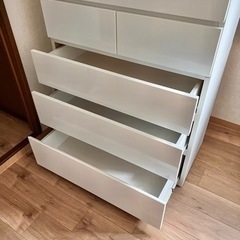 【格安】ハイチェスト(クエスト80-6CH WH)