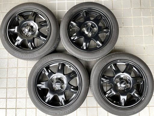 ☆希少☆miniクーパーのホイールを軽自動車に☆165/55R15☆4～