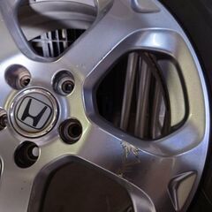 ホンダ純正17インチアルミ　タイヤ付き