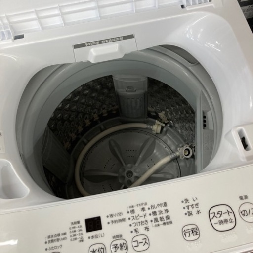 東芝　洗濯機　4.5kg 2021年製