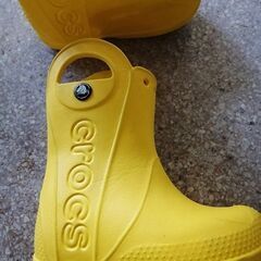 crocs クロックス 長靴 黄色