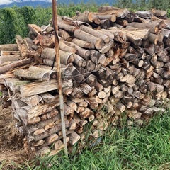 欅 けやき 薪 マキ 軽トラ山盛り