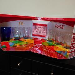 コカコーラ マクドナルド2010ワールドカップ記念グラス 6色セット