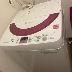 シャープ 2014年製　洗濯機 5.5kg