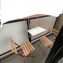 【美品】IKEAガーデンチェア&ガーデンテーブル【10/20ごろ終了】