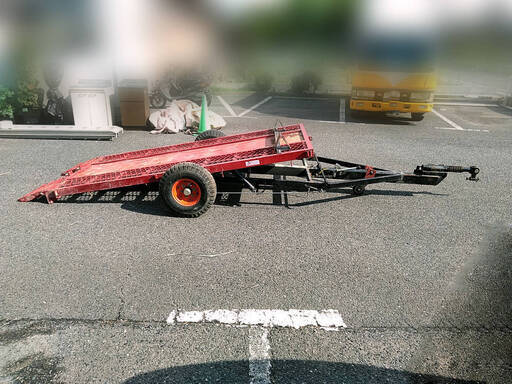 ∞ 簡易動作OK コンバイントレーラー NCB-702 牽引車 最大積載量1800kg シーソー式 油圧式 農機具 運搬車