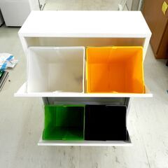 日立　卓上丸ノコ　380mm-アスプルンド スチール製 ダストボックス幅60cｍ 高さ95cm 4分別 カラフルペール ゴミ箱 ホワイト/白 家具 札幌市 厚別区