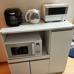 ニトリ　食器棚　キッチンワゴン