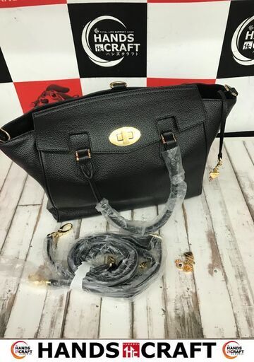 ✨サマンサタバサ　バック　黒　中古品✨うるま市田場✨