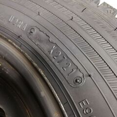 新品スタッドレス&中古ホイールセット　145/80R12 LT 6PR同等　2021年式　横浜市旭区上川井町　冬タイヤ　軽トラ　軽トラック