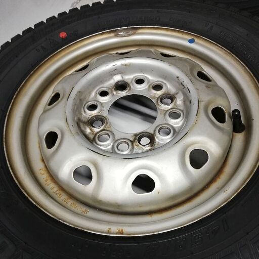 新品スタッドレス&中古ホイールセット 145R12 6pr 2021年式 横浜市旭区上川