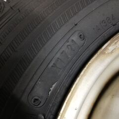 新品スタッドレス&中古ホイールセット　145R12 6pr　2021年式　横浜市旭区上川井町　冬タイヤ　軽トラ　軽トラック