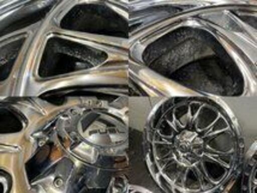 FUEL フューエル 社外ホイール 22インチ 4本 9.5J6HPCD135/139.7+26 6