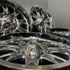 FUEL フューエル 社外ホイール 22インチ 4本 9.5J6HPCD135/139.7+26 6 