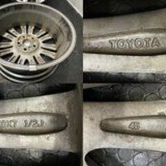 トヨタ 60ハリアー 純正ホイール 18インチ 4本 7.5J5HPCD114.3+45 