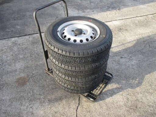 【来店取替】軽バントラック用 新品タイヤ4本セット 145R12-6PR ハイゼット ダンロップ エナセーブ