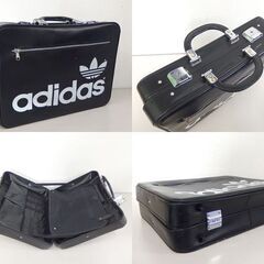 レア adidas ヴィンテージ メディカルバッグ トランク アタッシュケース ドクターバッグ アディダス ブラック オブジェ 札幌市 屯田店 レア adidas ヴィンテージ メディカルバッグ トランク