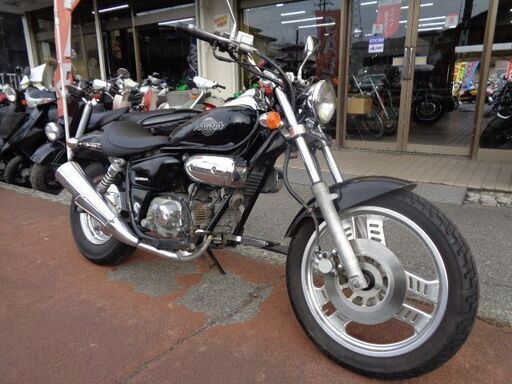 NO.4461　マグナ５０ （ＭＡＧＮＡ）　４サイクル　クラッチ付き４速ミッション　ブラック　☆彡