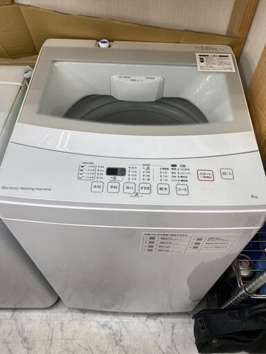 洗濯機　ニトリ　6㎏　NTR60　K086