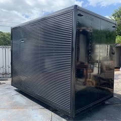 No.651 アルミバン 2ｔ 車 アルミ 箱 バイク 倉庫 トラック コンテナ 米 保管庫 物置 DIY