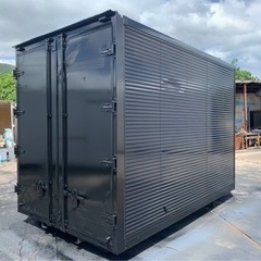 No.651 アルミバン 2t 車 アルミ 箱 バイク 倉庫 トラック コンテナ