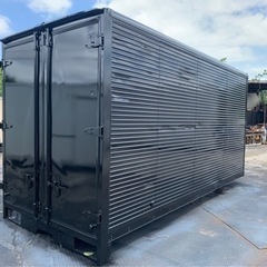 No.650 アルミバン 2ｔ ロング  車  アルミ 箱 バイク 倉庫 トラック コンテナ 米 保管庫 物置 DIY